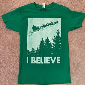 X Files I Believe Christmas 100% Cotton T shirt size small